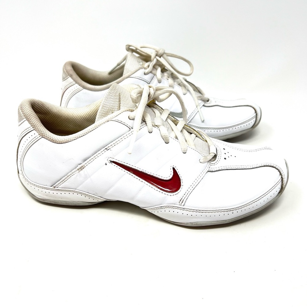 Nike Women's Cheer Dance Shoe White 318674-111 Size 9 Lace up Running Shoes